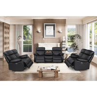 Javez Electric Recliner Sofa – Power Reclining Couch with USB Charging, Built-In Cup Holders & Sleek Modern Design