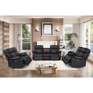 Javez Electric Recliner Sofa – Power Reclining Couch with USB Charging, Built-In Cup Holders & Sleek Modern Design
