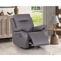 Bhevin Manual Recliner Sofa with Cup Holders – Modern Upholstered Seating with Plush Comfort & Durable Frame for Living Rooms