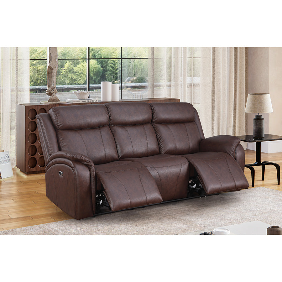 Javez Electric Recliner Sofa – Power Reclining Couch with USB Charging, Built-In Cup Holders & Sleek Modern Design