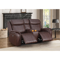 Achouhada Modern Electric Recliner Sofa Set – with Power Recline, Built-In Cup Holders & Plush Upholstery