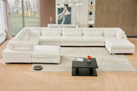 Sally Modern Modular Corduroy Sectional Sofa Set with 2 Ottomans – L‑Shape Convertible Couch, Deep Foam Cushions & Removable Covers