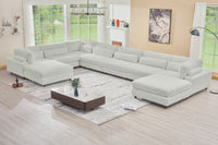 Sally Modern Modular Corduroy Sectional Sofa Set with 2 Ottomans – L‑Shape Convertible Couch, Deep Foam Cushions & Removable Covers