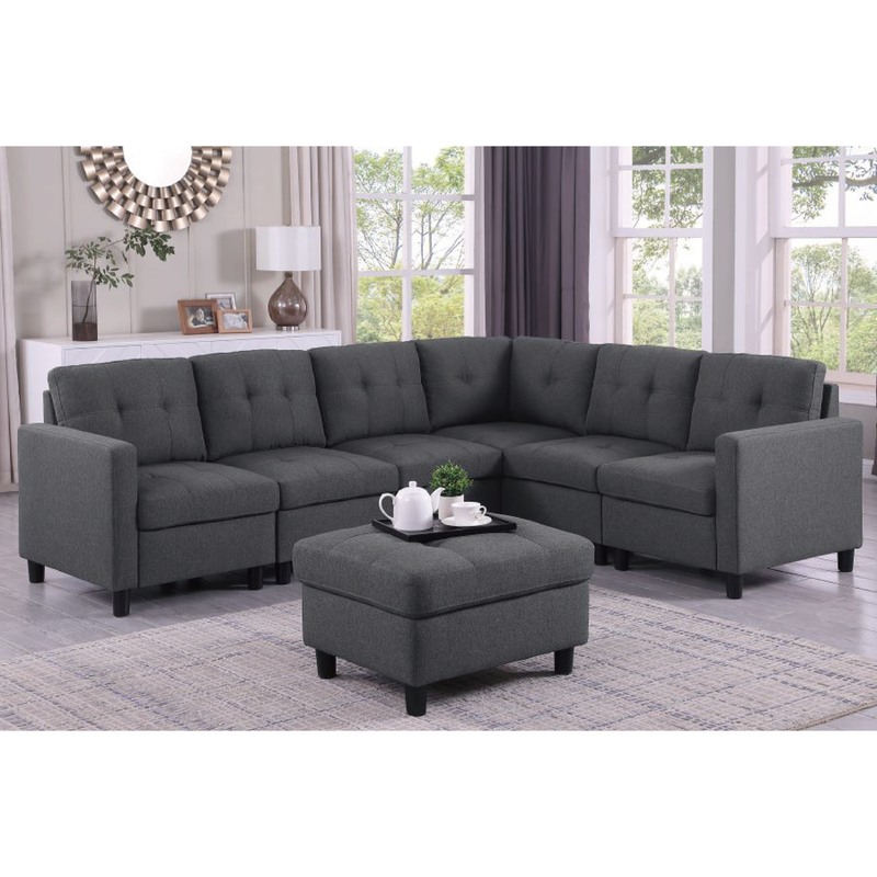 Mercola 7 - Piece Upholstered Sectional