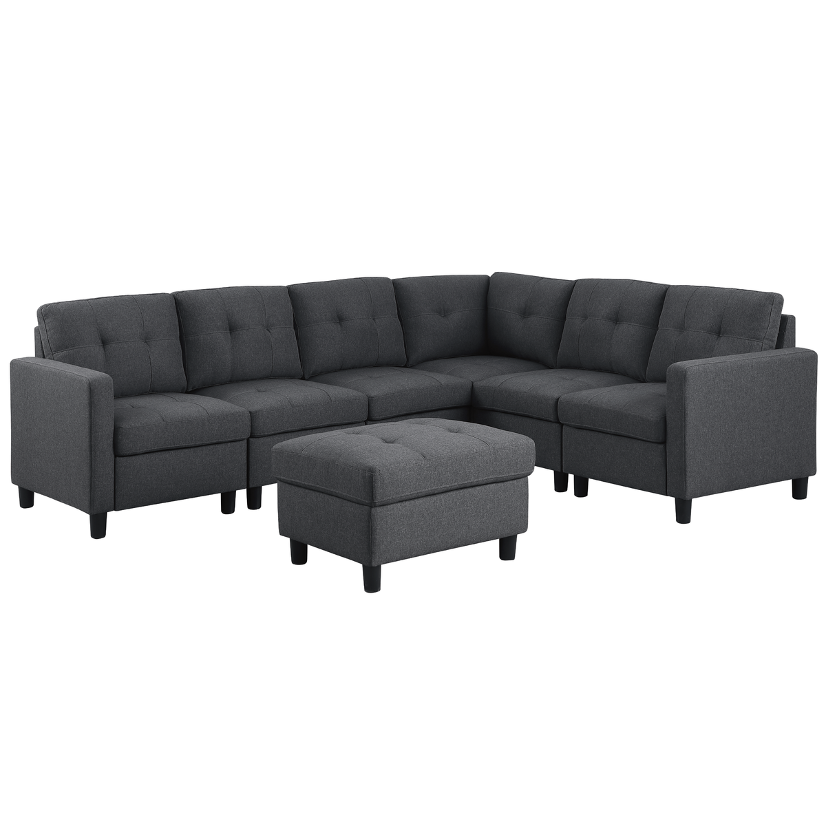 Mercola 7 - Piece Upholstered Sectional