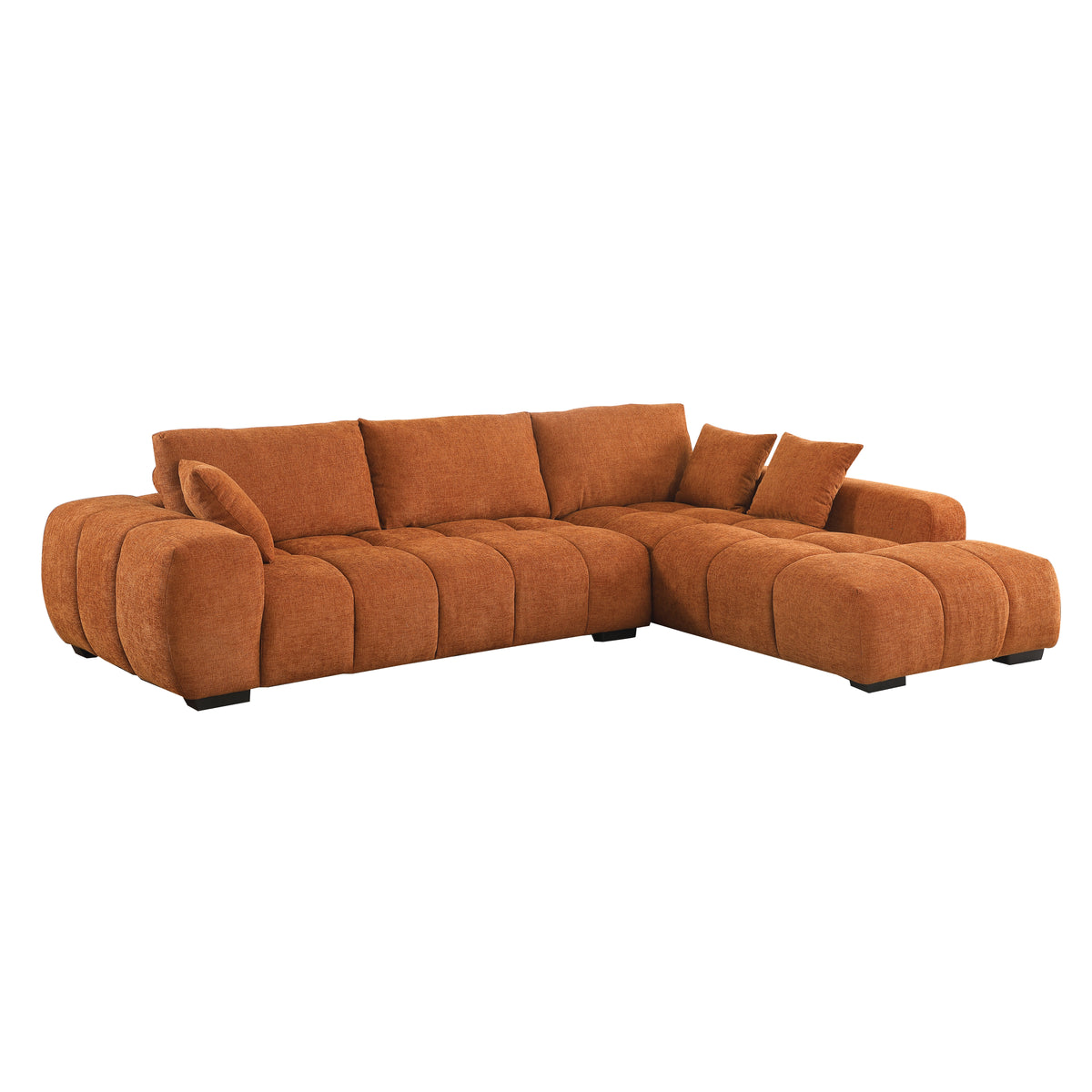 Canam L-shaped Upholstered Chaise Sectional Sofa