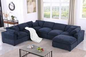 Cassie 7-Piece L-Shape Sectional Sofa