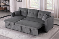 Joseph Sleeper Sofa Bed With Reversible Storage Chaise