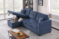 Joseph Sleeper Sofa Bed With Reversible Storage Chaise