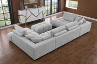 Kingsley Wide 4-Piece Upholstered U-Shape Sectional