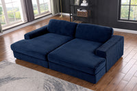 Karen Modular Large Double Chaise Sleeper Sofa