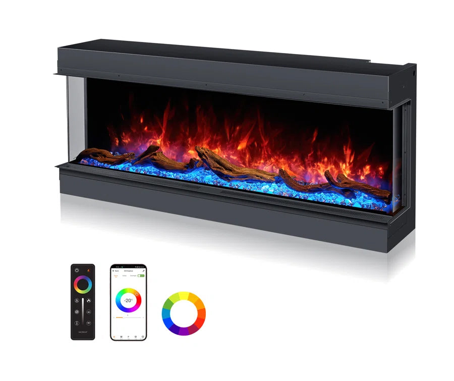 3-Side Fireplace