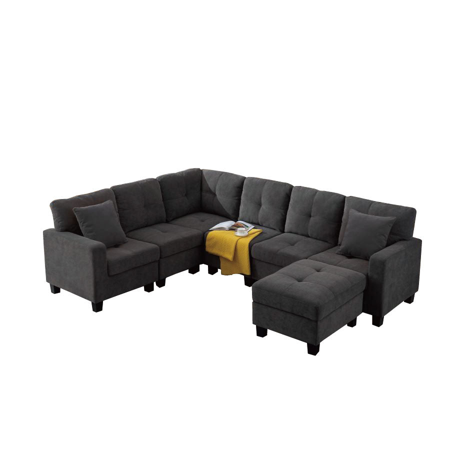 Leo Sectional Sofa with Ottoman