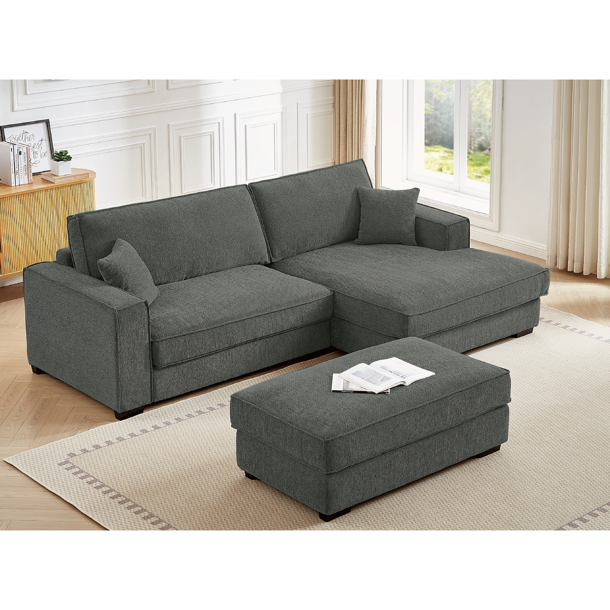 Chira Linen Fabric Sofa