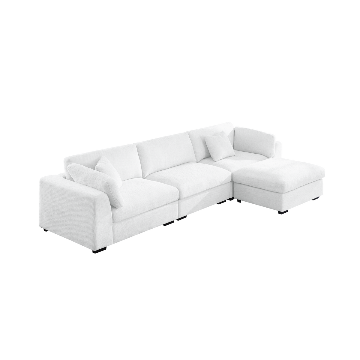 Luis Upholstered Wide Modular Sofa