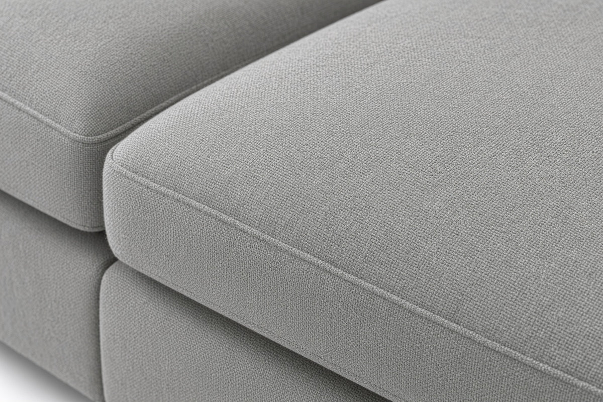 Alexent U-Shape Modular Sectional Sofa with Double Chaise, Light Gray