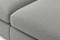 Alexent U-Shape Modular Sectional Sofa with Double Chaise, Light Gray