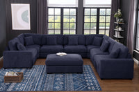 Avery Modern Style Sectional Sofa 8-Seat with Ottoman