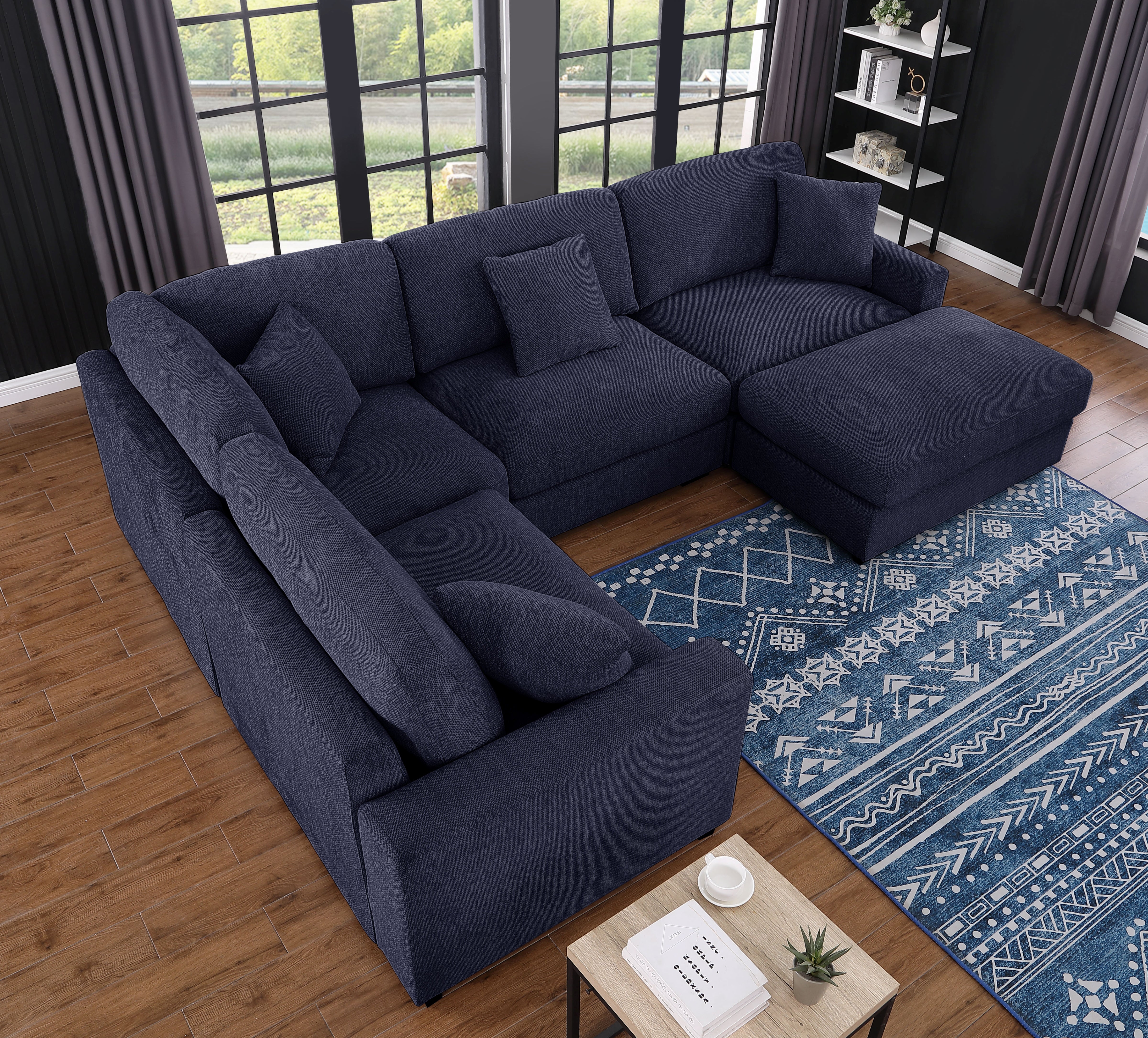 Avery Modular Sectional Sofa Set with Ottoman – Customizable