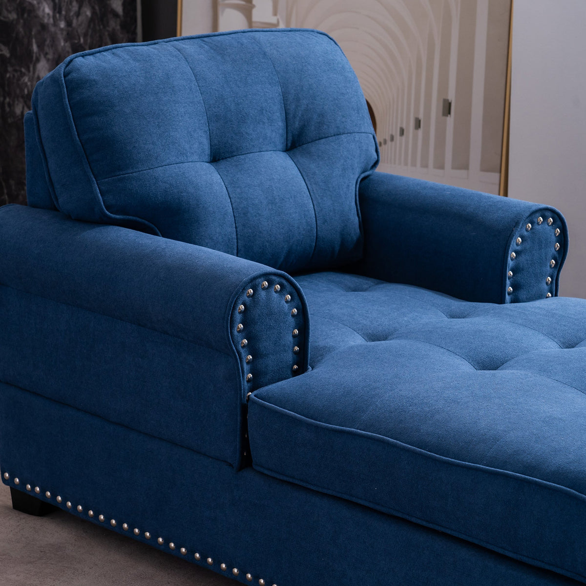 Kasper Upholstered Chaise Lounge
