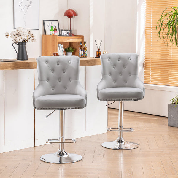 Set of 2 Bar Stool Chairs