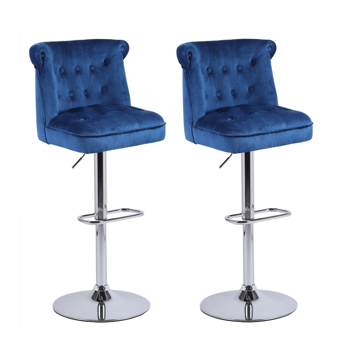 Set of 2 Bar Stool Chairs